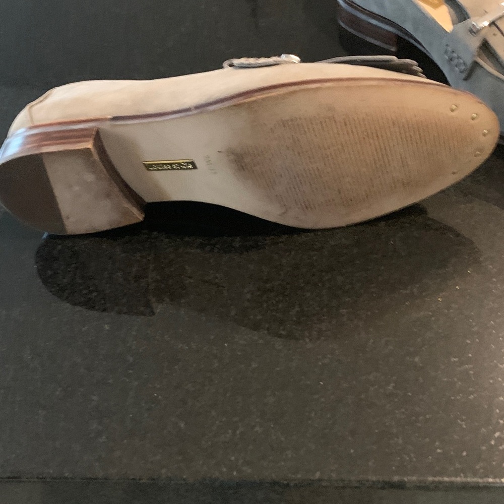 Louise et Cie Light Gray Fringe Loafers - Picture 5 of 5